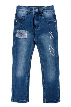 Брюки джинсовые на мальчика (3-7 лет) №ОР718Б
