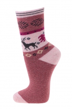 Подарочный набор женских носков "Амина" (ангора, махра) №189-1 (14/424)