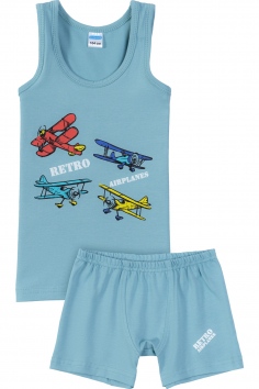 Комплект майка-шорты на мальчика (1-4 года) №ИБSM933-3