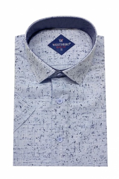 Рубашка мужская (кор. рукав, S-3XL) №ИРАXF052
