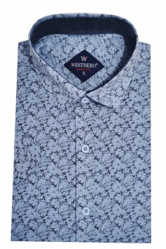 Рубашка мужская (кор. рукав, S-3XL) №ИРАXF065