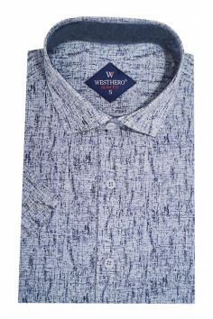 Рубашка мужская (кор. рукав, S-3XL) №ИРАXF071